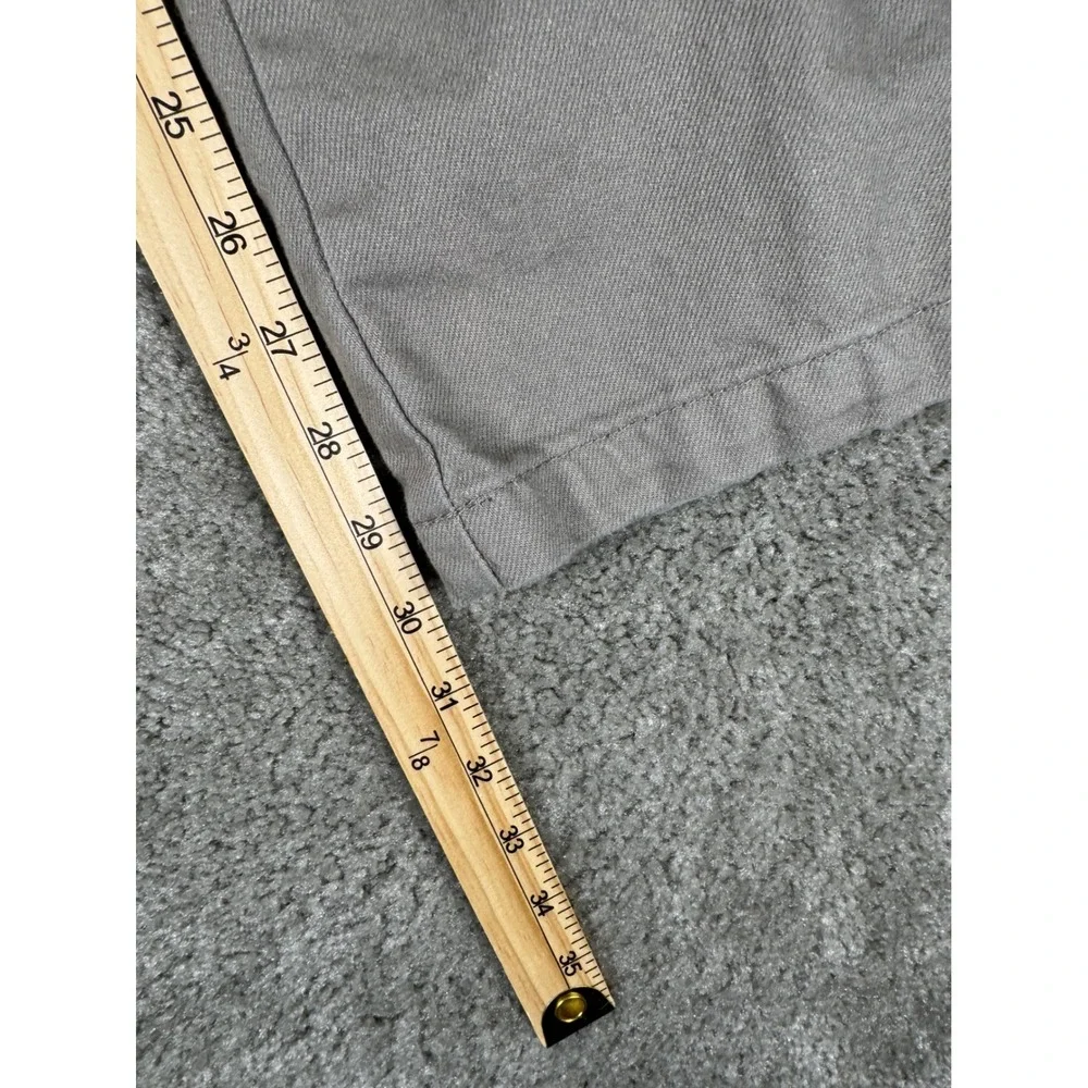 PacSun E-Waist Wide Leg Cargo Pants Taupe Gray Mens Small 100% Cotton Streetwear